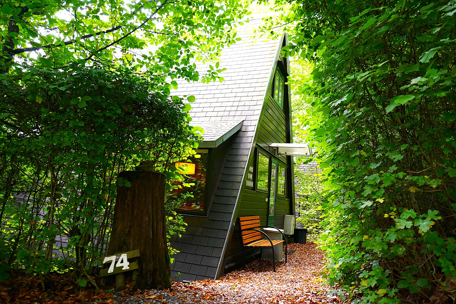 Herfstochtendzon bij Casa del Bosque